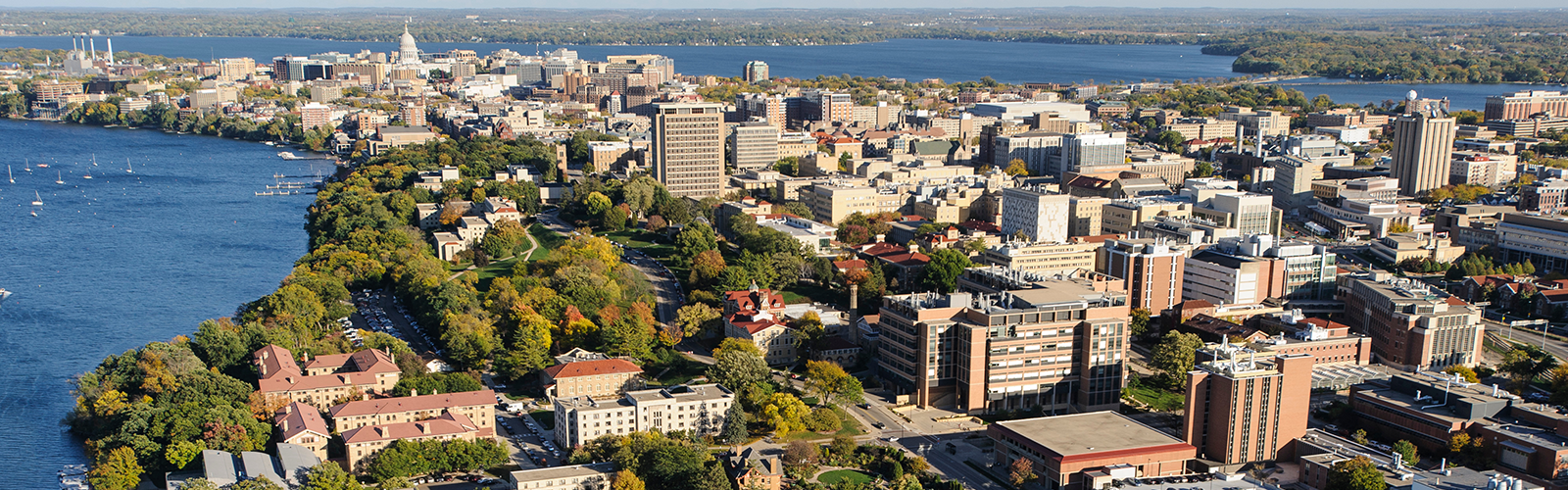 UW-Madison Aerial Skyline photo