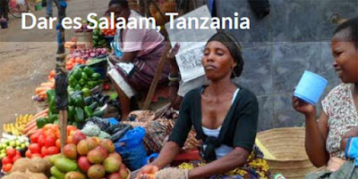 Screenshot of Website: East African Working Women By Kate Alfin, Lamin Keita, Lauren Maly & Leslie Sabakinu