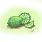 Color Challenge 7 - a digital illustration by Rongjie Lu & Veronique Yeo