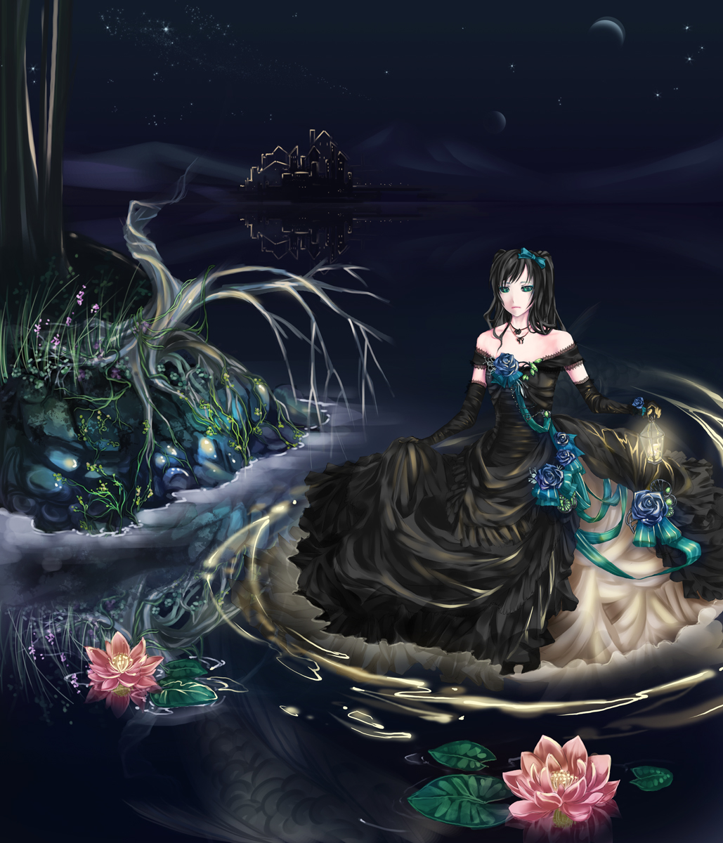 Burning Last Years Memories 2 - a digital illustration by Annie Shengmin E