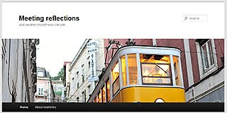Website Screenshot: Meeting Reflections - Tolathinks by Tola Ewers