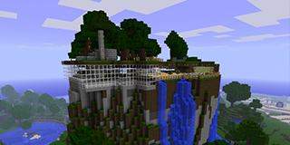 Screenshot from Website: Performing Literacies: A Minecraft Summer Reading Program by James Burling