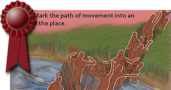 Screenshot of Infographic: Mapping the Qualitative Spaces of Dance by Sarah Bennett with a red ribbon to indicate an honorable mention award