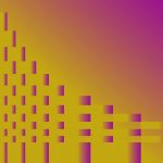 Gradient & Geometry 10 - a digital illustration by Yiting Liu