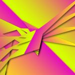 Gradient & Geometry 13 - a digital illustration by Yiting Liu