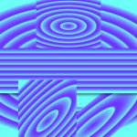Gradient & Geometry 16 - a digital illustration by Yiting Liu