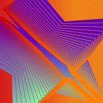 Gradient & Geometry 3 - a digital illustration by Yiting Liu