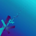 Gradient & Geometry 4 - a digital illustration by Yiting Liu