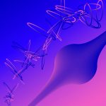 Gradient & Geometry 6 - a digital illustration by Yiting Liu