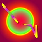 Gradient & Geometry 7 - a digital illustration by Yiting Liu