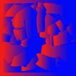 Gradient & Geometry 8 - a digital illustration by Yiting Liu