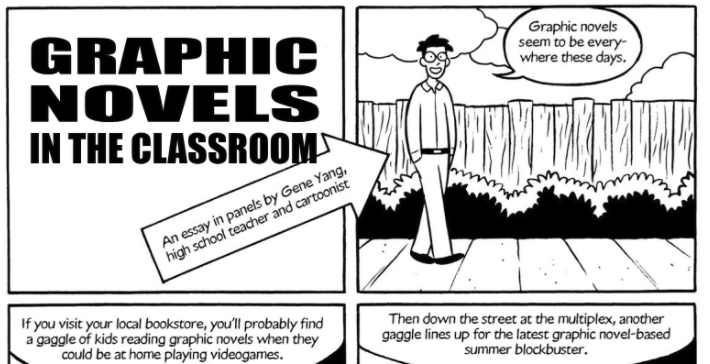 Screenshot of Graphic Novels in the Classroom