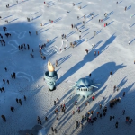 Winter Carnival (From Above) by Lizzy Larson