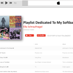 Soundtrack to Softball by Ella Schraufnagel