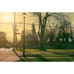 Sunset on Suburbia Americana by Bis Mishra