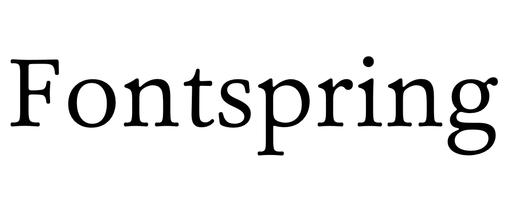 Logo: Fontspring